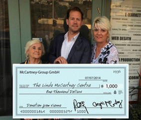 Mrs McCartney's Teas benefits the Linda McCartney Centre