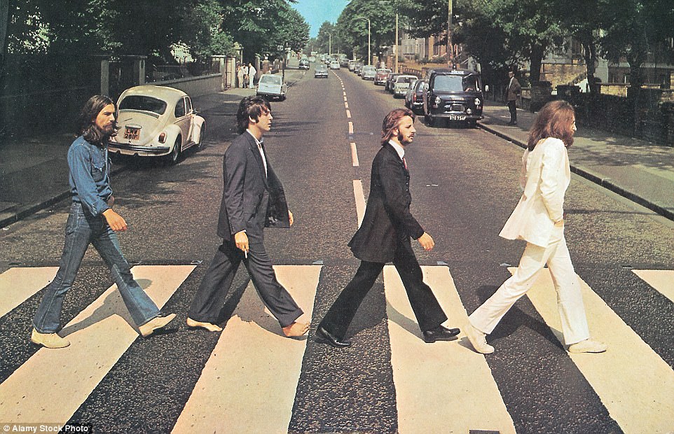 Abbey Road album cover from October 1969