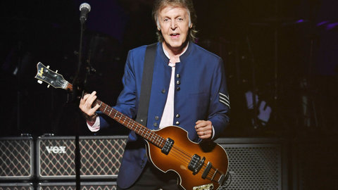 Sir Paul McCartney performs at the American Airlines Arena in Miami on July 7, 2017.