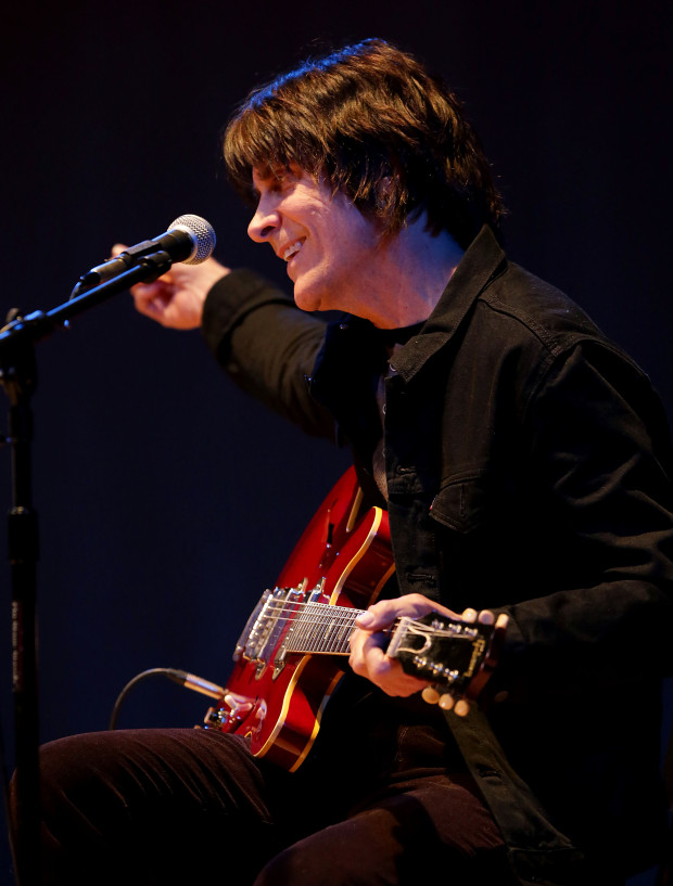 Guitarist Rusty Anderson, who has been lead guitarist for Paul McCartney since 2001, performs and gives a clinic on guitar playing at Riverside City College’s Coil School of Arts Thursday in Riverside, CA. February 22, 2018 (TERRY PIERSON,THE PRESS-ENTERPRISE/SCNG)