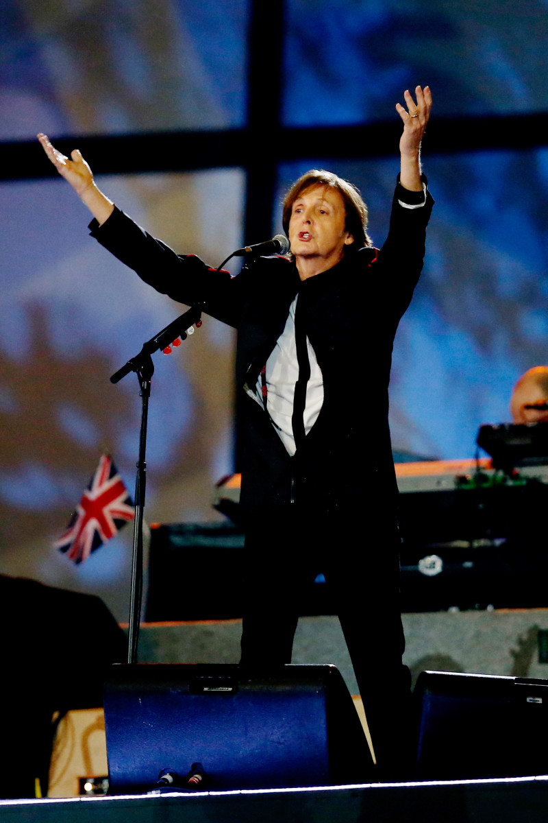 Paul McCartney London Olympics Photo