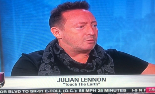 Julian Lennon on Fox11 L.A. News