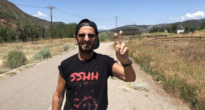 Beatles legend Ringo Starr was just hiking in Colorado high country