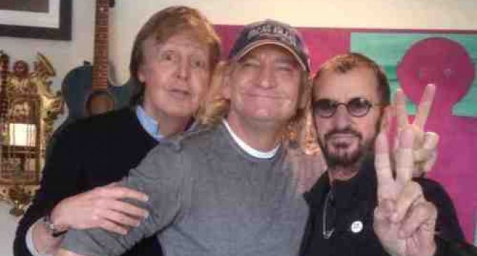 Paul McCartney, Ringo Starr And Joe Walsh In Studio Together 2017 In Review