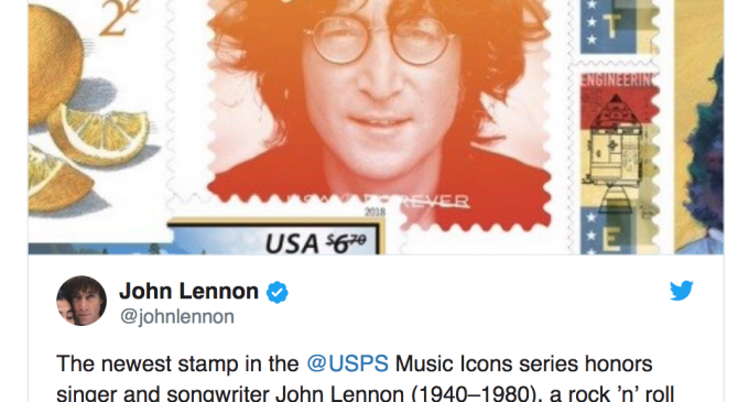 John Lennon Stamp Added To USPS Music Icons Series