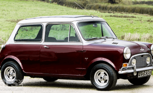 Ginger Spice just bought Ringo’s old ’66 Mini Cooper