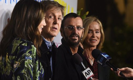 Paul McCartney and Ringo Starr enjoy mini Beatles reunion | Daily Mail Online
