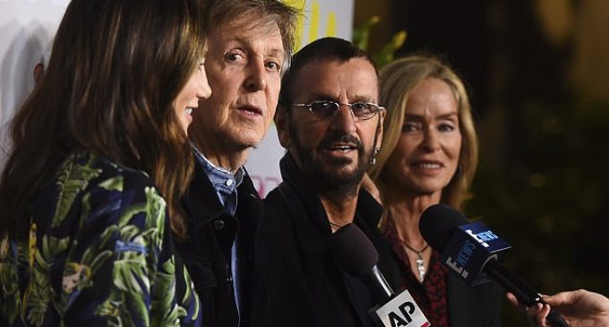 Paul McCartney and Ringo Starr enjoy mini Beatles reunion | Daily Mail Online