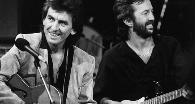 That Time George Harrison and Eric Clapton Had a Guitar Duel