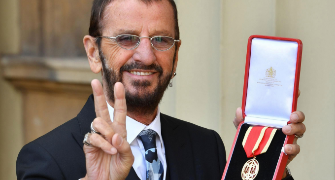 The Beatles legend Ringo Starr finally gets his knighthood at Buckingham Palace