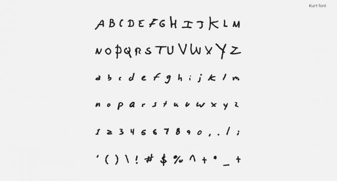 The Handwriting of Kurt Cobain and John Lennon Has Been Turned Into Downloadable Fonts | PigeonsandPlanes