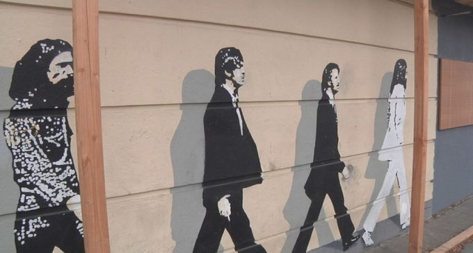 Beatles mural takes long and winding road out of Chico | KRCR