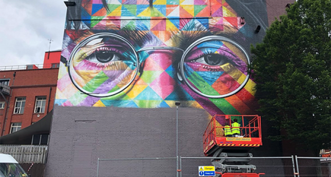 John Lennon has left the building: Incredible Upfest portrait is removed from Tobacco Factory – Bristol Live