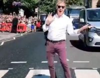 Paul McCartney Returns to Abbey Road Studios to Play New Songs for Fans, Walk the Famous Crosswalk | Billboard