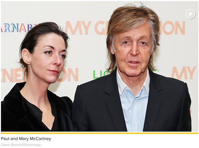 Paul McCartney celebrates daughter’s book at VIP dinner