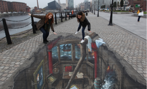 3D masterpiece featuring John Lennon, appears on Albert Dock to mark opening of Escape Hunt – The Guide Liverpool