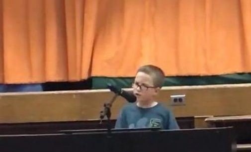 Fourth Grader Starts Singing John Jennon, And Everyone Stops
