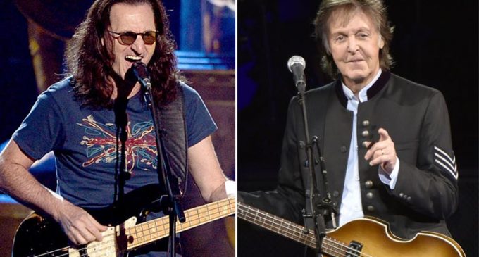 Rush’s Geddy Lee Reveals How He Was Influenced By Paul McCartney from The Beatles