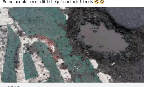 People think pothole looks like Paul McCartney