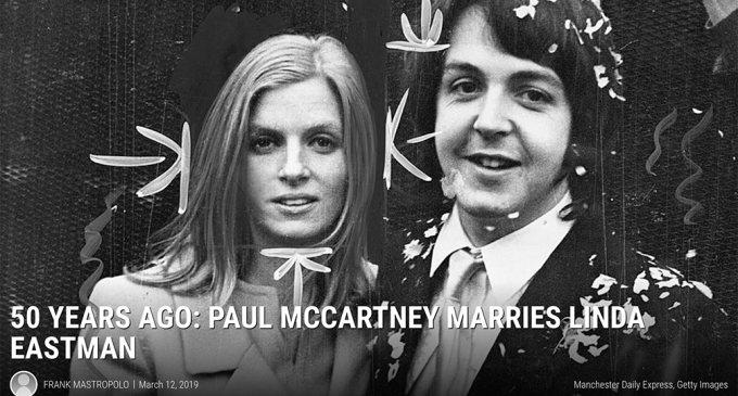 50 Years Ago: Paul McCartney Marries Linda Eastman