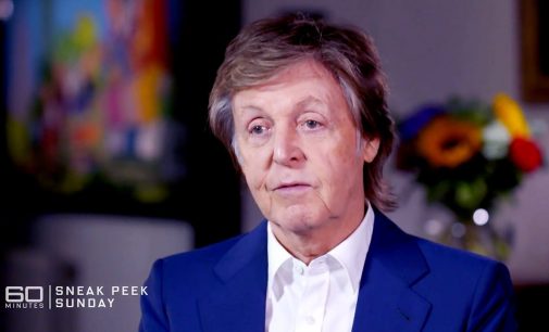 Paul McCartney on CBS 60 minutes E37 tonight!