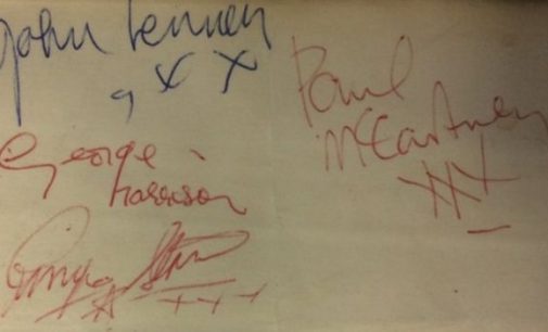 Beatles autographs hidden for 56 years sold for £4,200 – BBC News