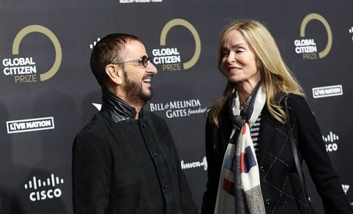 Ringo Starr, 79, is stylish as he poses with wife Barbara Bach, 72, at the Global Citizen Prize gala | Daily Mail Online