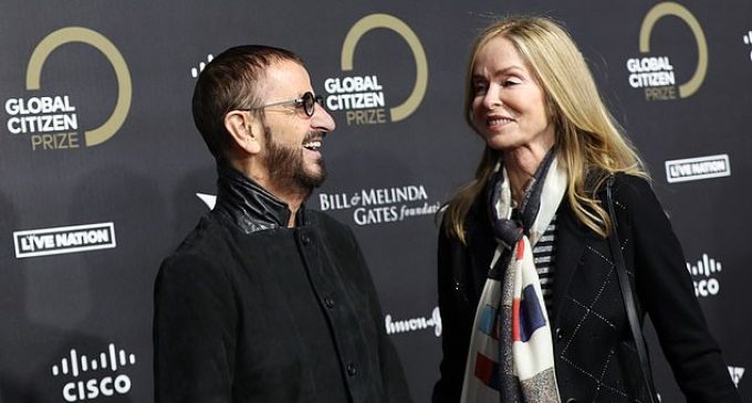 Ringo Starr, 79, is stylish as he poses with wife Barbara Bach, 72, at the Global Citizen Prize gala | Daily Mail Online