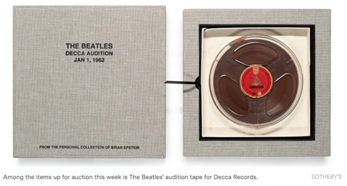 Decca Audition Tape Among Beatles-Related Items to be Auctioned This Week – InsideHook