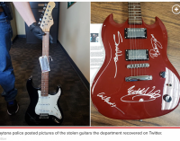 Guitars signed by Bruce Springsteen, Paul McCartney stolen in Florida