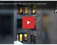 NYC neighbors sing ‘Hey Jude’ from apartment windows