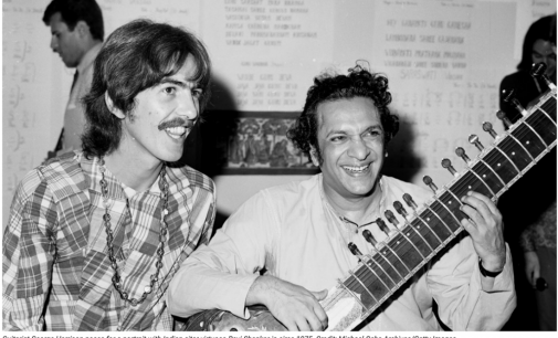 Ravi Shankar: rare new video shows icon teaching George Harrison sitar