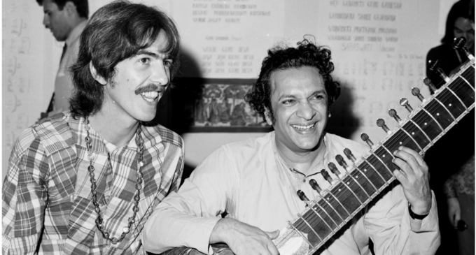 Ravi Shankar: rare new video shows icon teaching George Harrison sitar