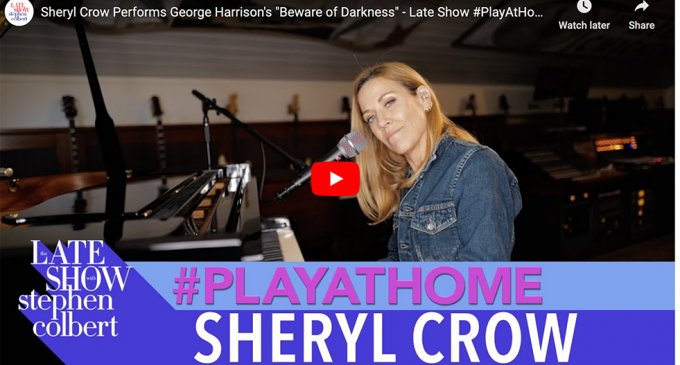 Hear Sheryl Crow Cover George Harrison on ‘Colbert’ – Rolling Stone