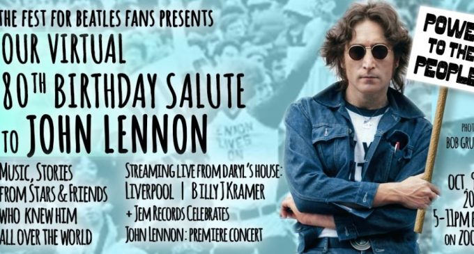 Fest For Beatles Fans Hosts Virtual 80th Birthday Celebration For John Lennon – October 9 – Broadway World
