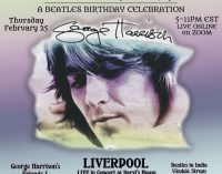 George Harrison’s Birthday Celebration, Thursday, Feb 25th, from 5-11PM EST ❤