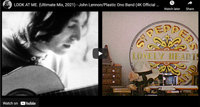 Unearthed John Lennon, Yoko Ono Footage Highlights ‘Look at Me’ Video – Rolling Stone