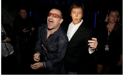 Paul McCartney drove Bono to the MTV music awards in Liverpool – Liverpool Echo