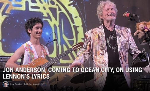Jon Anderson coming to Ocean City on using Lennon’s lyrics