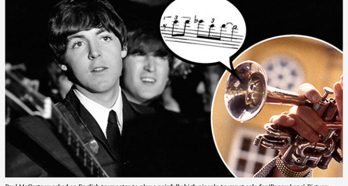 When Paul McCartney asked an English trumpeter to play a painfully high piccolo… – Classic FM