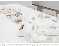Yoko Ono: Mend Piece for London; This Is the Night Mail – review | Art | The Guardian