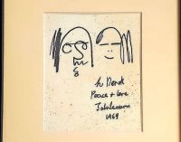 John Lennon drawing penned during family visit to Scotland set to go under the hammer – Daily Record