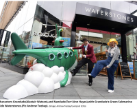 Sir Paul McCartney’s green submarine gift to Liverpool arrives – Liverpool Echo