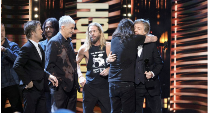 Foo Fighters Cover The Beatles’ “Get Back” With Paul McCartney At Rock Hall Inductions