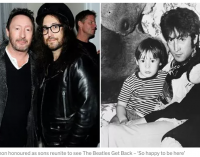 John Lennon honoured as sons reunite to see The Beatles Get Back – ‘So happy to be here’ | Music | Entertainment | Express.co.uk