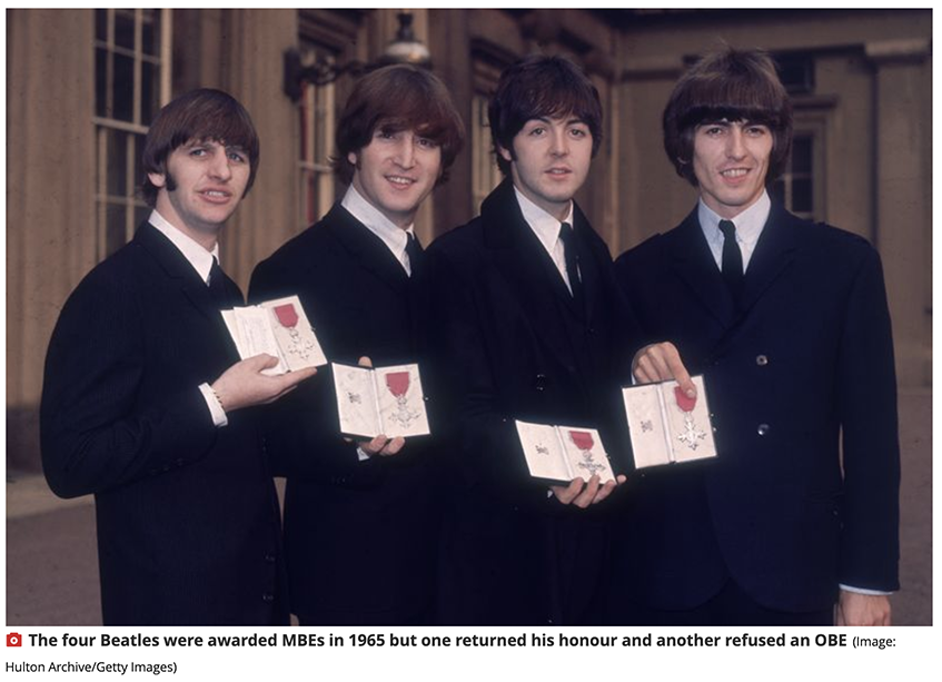 ‘Insulted’ Beatles member who turned down honour from the Queen – Liverpool Echo