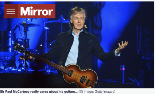 Paul McCartney talks to guitars and tells them ‘you must be lonely’ – Mirror Online