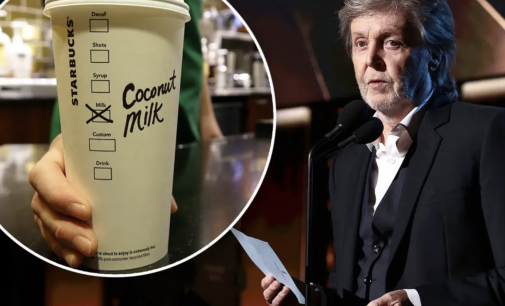 Paul McCartney asks Starbucks: ‘Stop charging for alt milk’