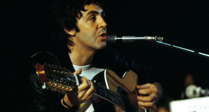 The first Beatles song Paul McCartney played guitar on