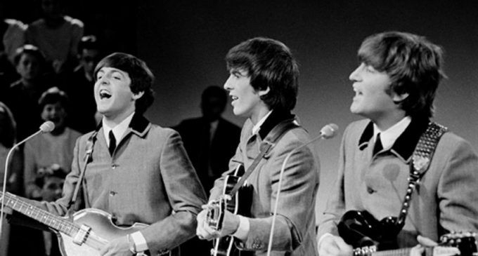 The first recording of Lennon, McCartney and Harrison
